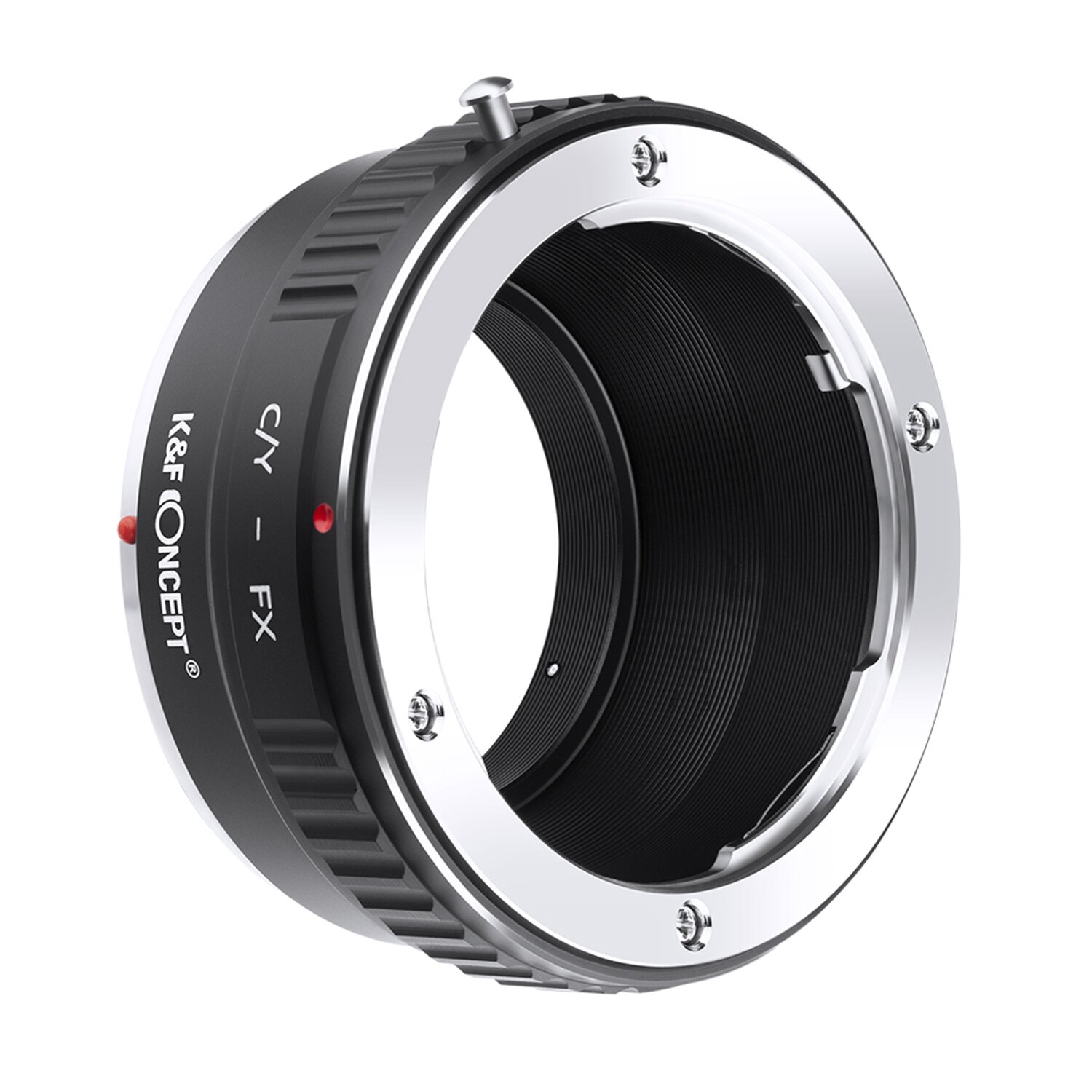 Minadax KF Objektiv-Mount Adapterring - Kompatibel mit Contax Yashica Objektiv kompatibel mit Fuji X Mount Kamera