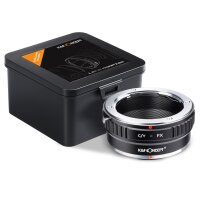 Minadax KF Objektiv-Mount Adapterring - Kompatibel mit Contax Yashica Objektiv kompatibel mit Fuji X Mount Kamera