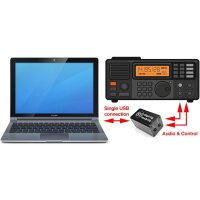 Minadax DIGIRIG Mobile KIT | Revolutionäres Digital-Interface für Amateurfunk, kompatibel mit Yaesu FT-8xx + Kabel SET + USB Kabel - Logic Levels(default)