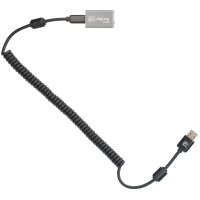 Minadax Digirig USB-A zu USB-C Kabel 40-150cm | abgeschirmt | RF-gefiltert | 3A Ladekapazität | Ferritkerne an den Enden